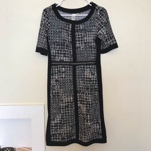 Black and White Print Dress